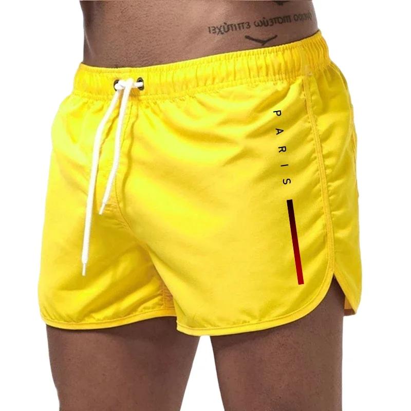 Shorts de plage imprimés pour hommes, décontractés, séchage rapide, pour le surf, la natation, le jo