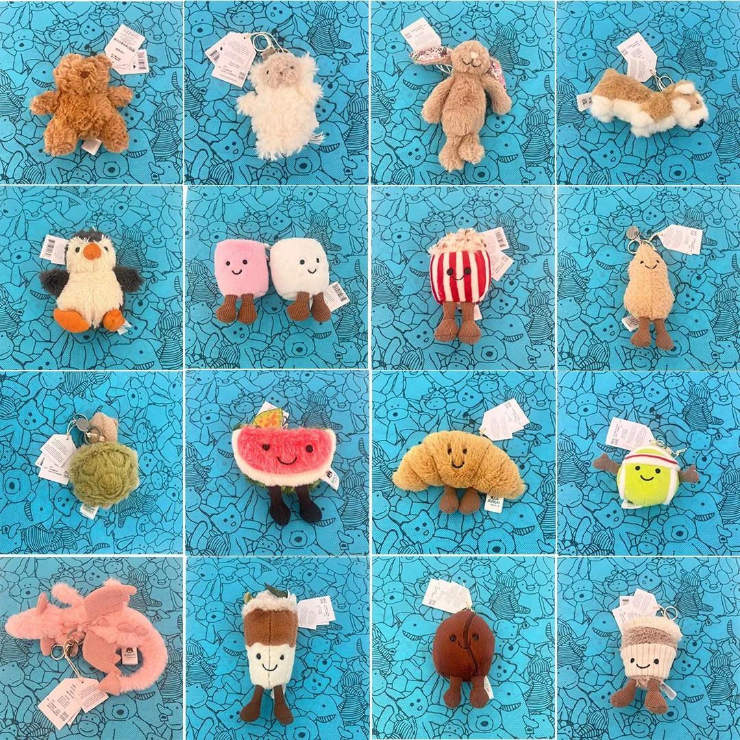 Nouveau porte-clés en peluche Kawaii Jc Cute Plush Toy, étiquette sac à main fille mignonne, jouet e