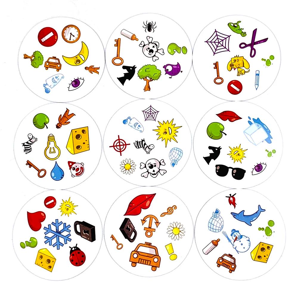 Jeu de cartes en boîte métallique, jeux interactifs Parent-enfant, jeu de cartes pour famille et ami