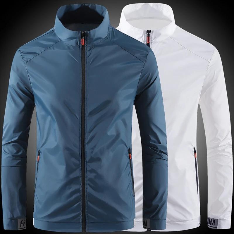 Vêtements de protection solaire pour hommes, ultra-fin, respirant, en soie glacée, tendance, résista