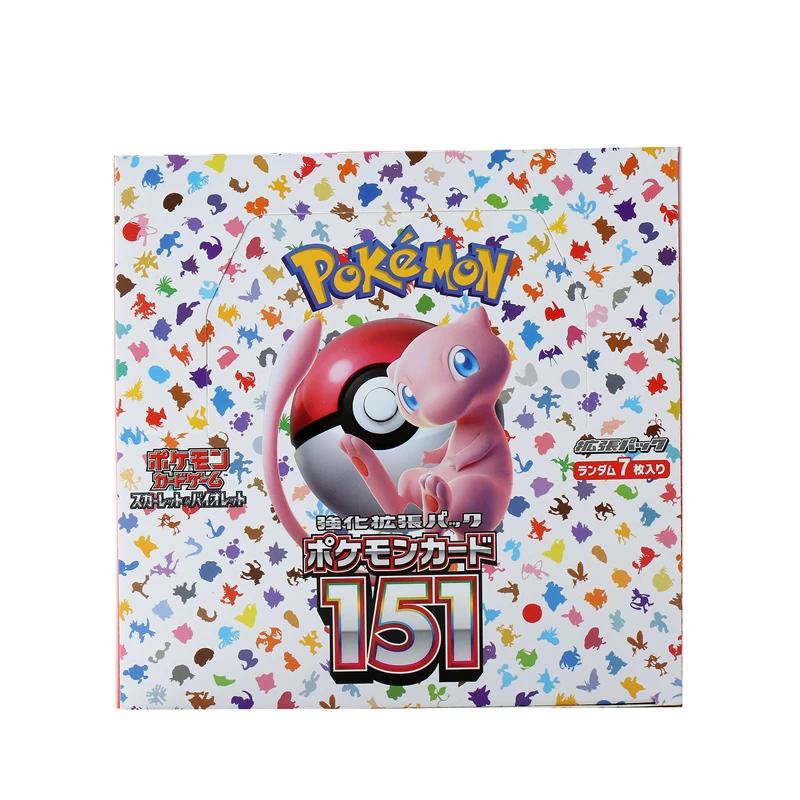 140 cartes/boîte Pokémon Écarlate et Violet 151 Japon SV2a SV11W Version Zekrom TCG Classics Expansi