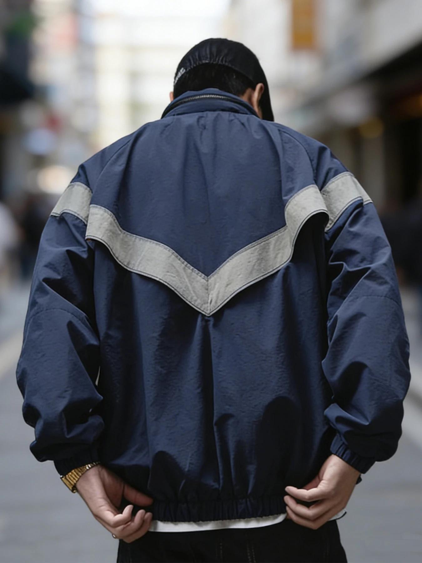 Veste vintage de l'US Air Force IPTU pour hommes, coupe-vent réfléchissant imperméable à capuche en 