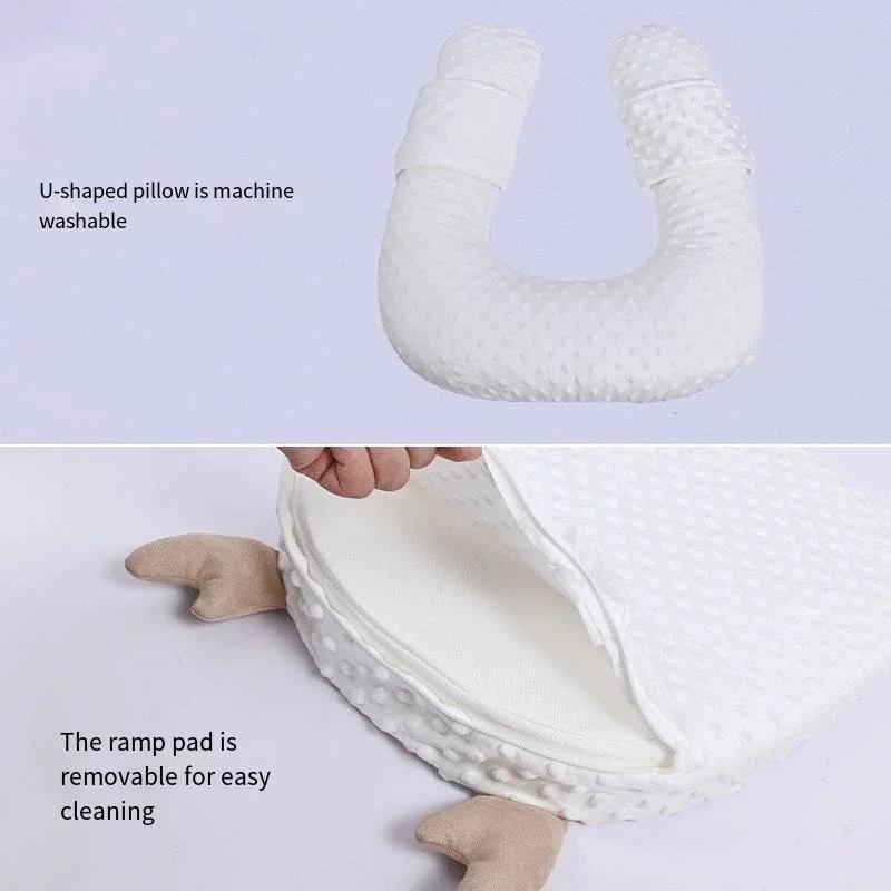 Coussin inclinable anti-régurgitation pour berceau, Classe A, anti-éclaboussures, anti-étouffement, 
