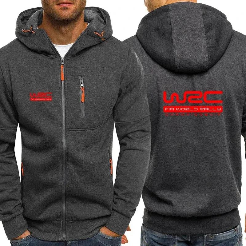 Nouveau printemps automne hommes championnat du monde des rallyes WRC Logo impression mode à capuche