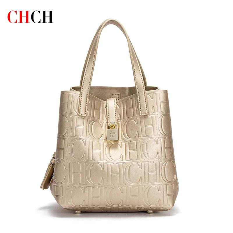 CHCH – sac fourre-tout pour femmes, nouveau sac de Shopping pour mère chignon en acier gaufré