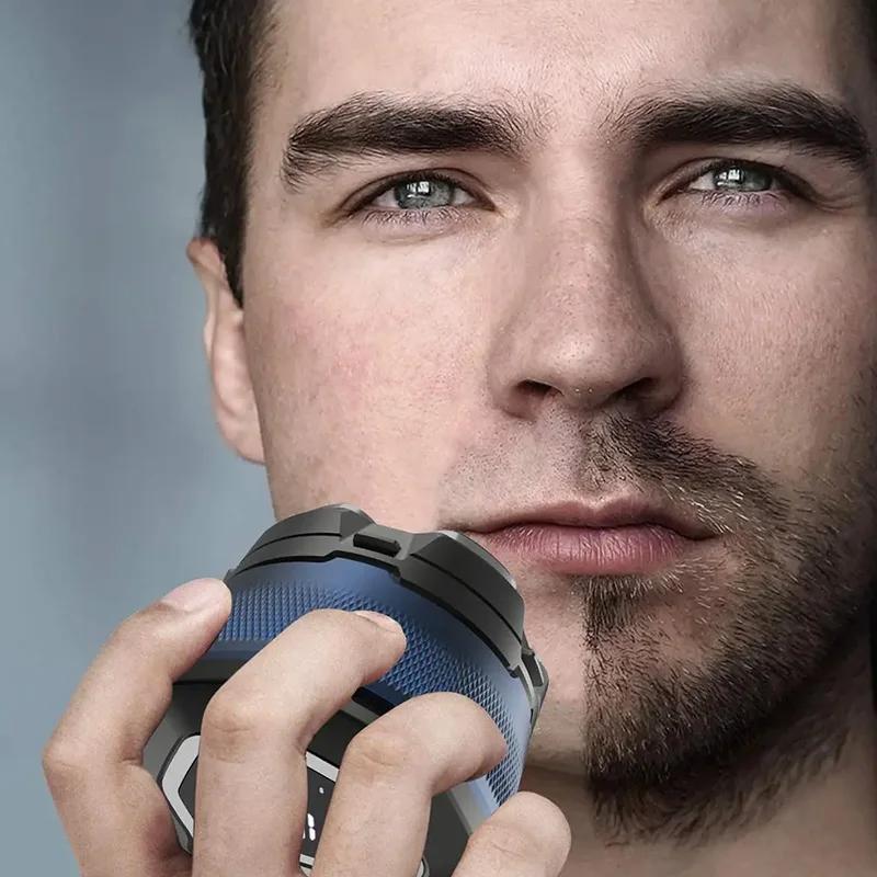 6 tête Portable étanche Rechargeable machine à raser feuille tête chauve rasoir barbier électrique r