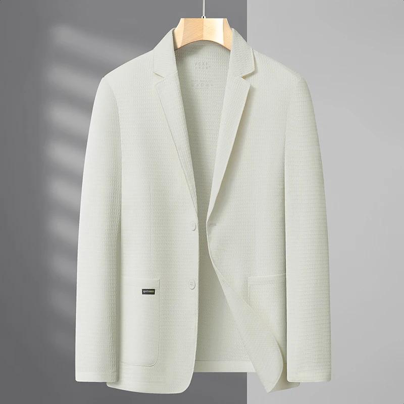 Veste formelle de protection solaire haut de gamme pour hommes, élégante et stylée, chemise décontra