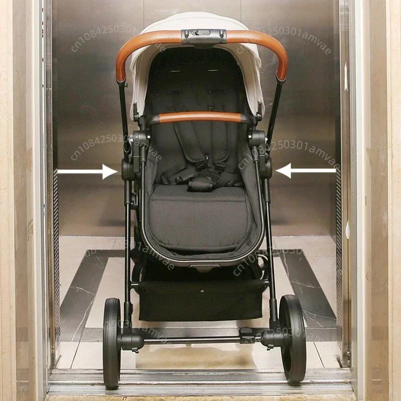 Poussette double légère 2 en 1, pliable, bidirectionnelle, dossier réglable, double siège, landau po