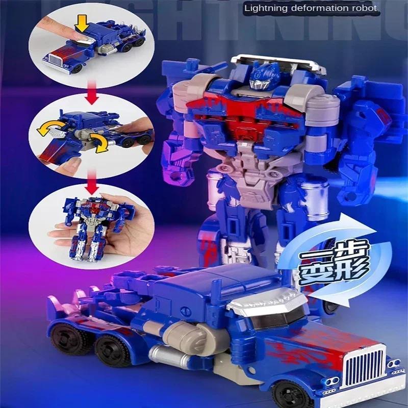 Transformation voiture Anime Robot modèle une étape déformation Robot jouet enfant Puzzle jouet défo