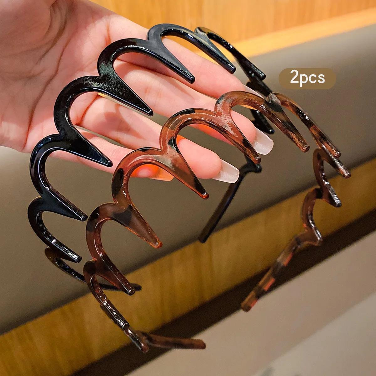 2 pinces à cheveux rouges avec dents et anti-ald adaptées à un usage quotidien comme accessoires pou