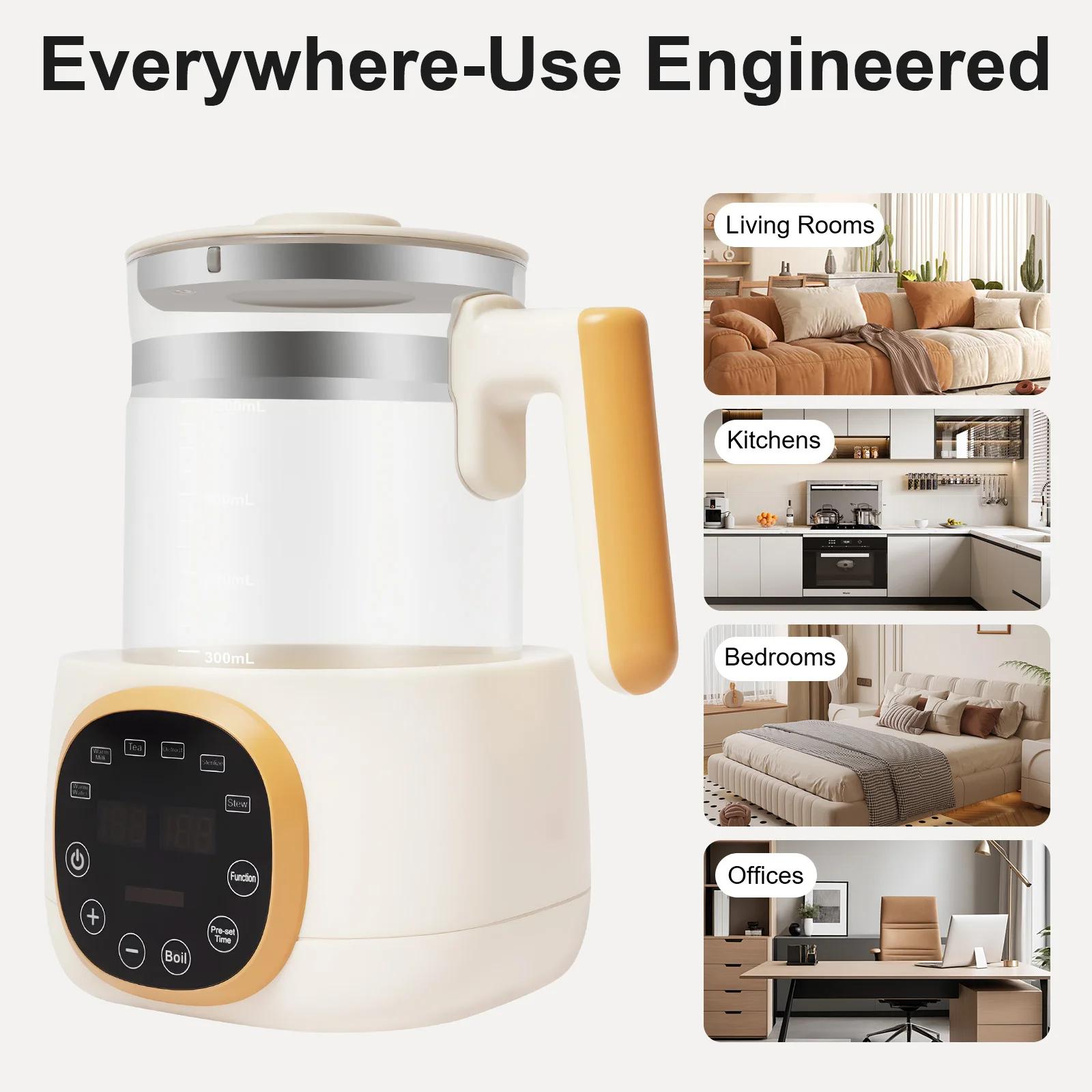 Chauffe-biberon avec lumière LED nocturne et contrôle de la température, 220V 600W, thermostat const