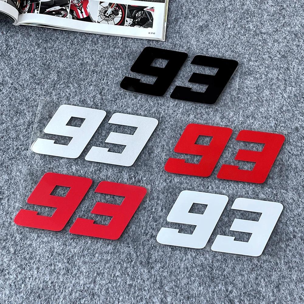 No. 93 accessoires de Moto autocollants adhésifs en vinyle Motocross Moto autocollants de casque réf