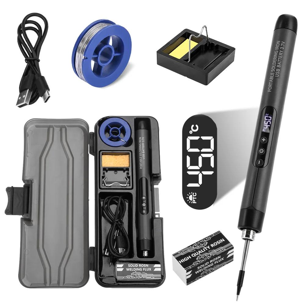 Fer à souder USB, Mini petit ensemble de fer à souder, Interface domestique Portable de Type C, batt