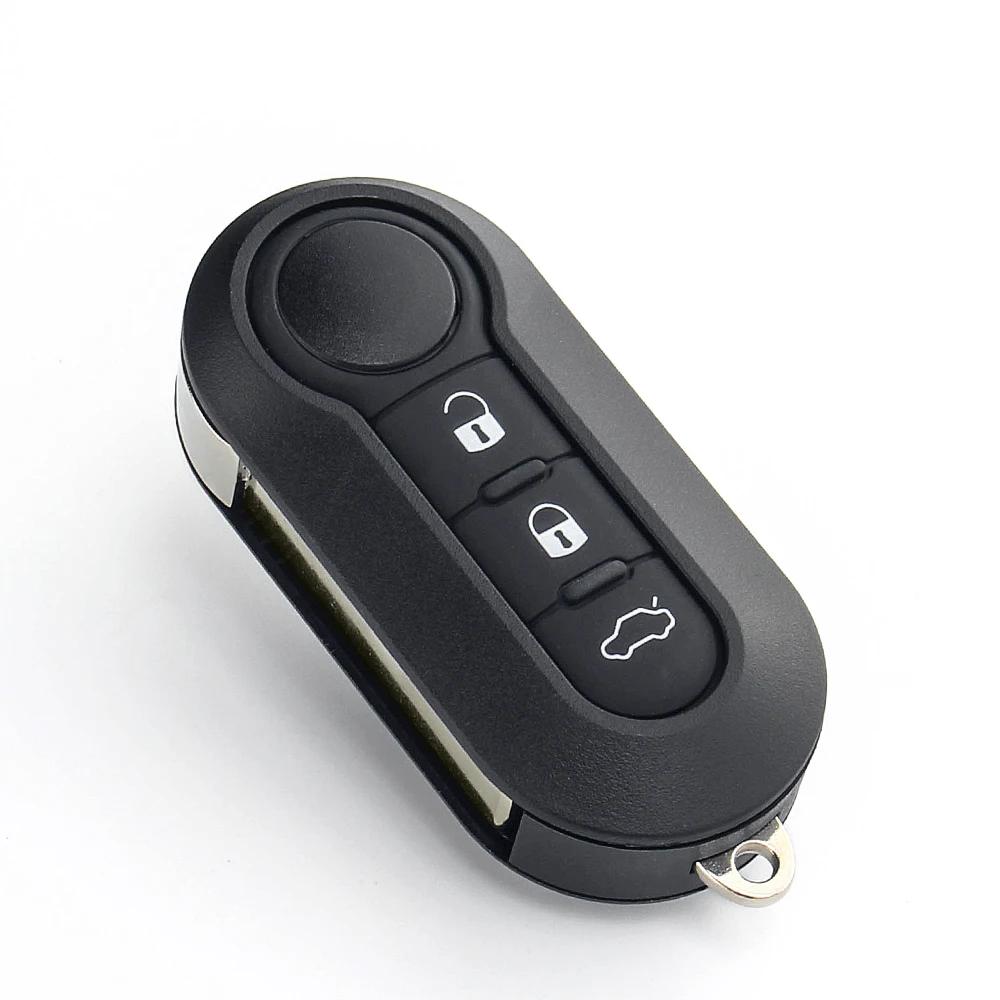KEYYOU clé de voiture télécommande pour Fiat 500 500L MPV Ducato citroën cavalier Peugeot Boxer 2008