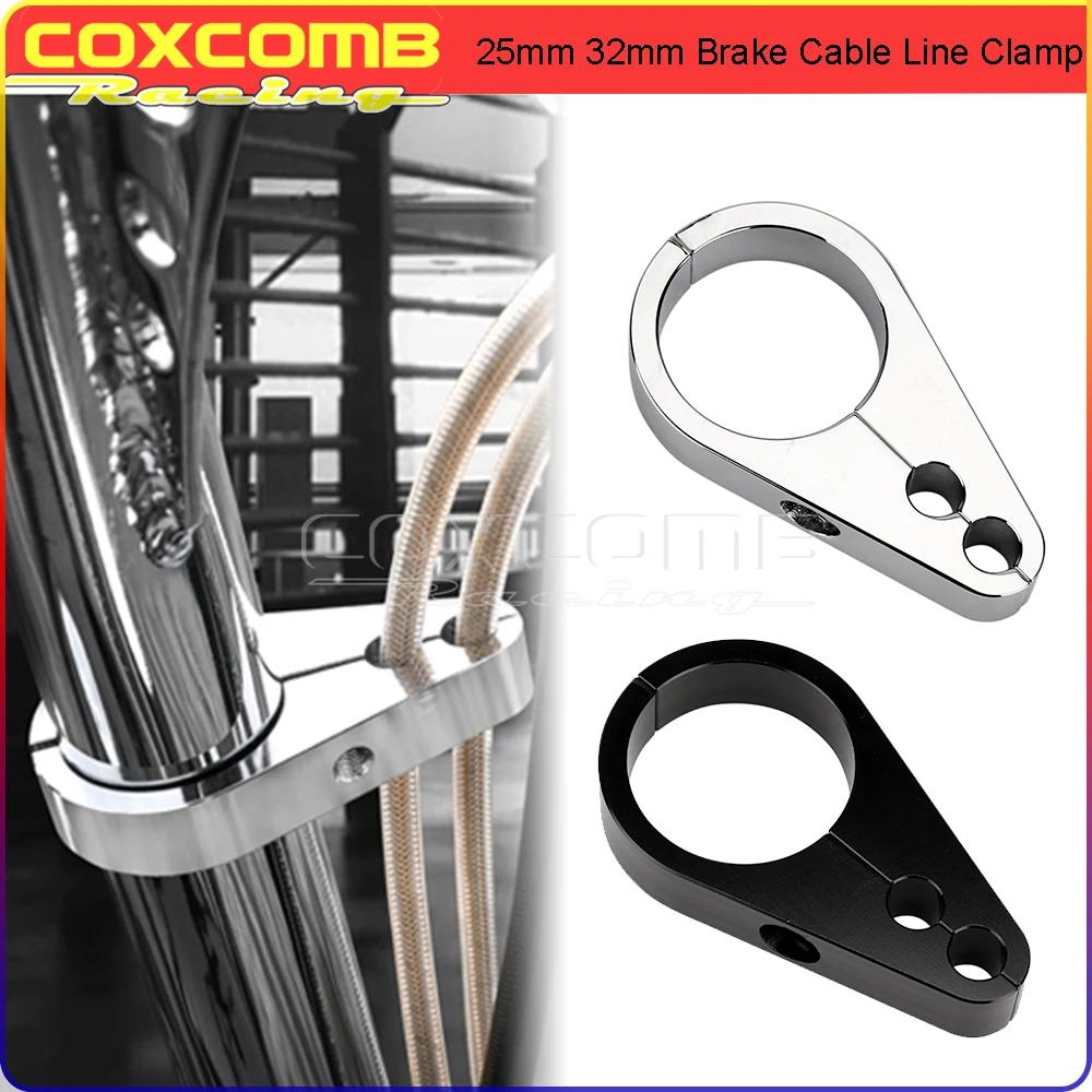 Serre-câble de frein en aluminium CNC, 25mm/32mm, 1 1/4 pouces, double support de câble d'accélérate