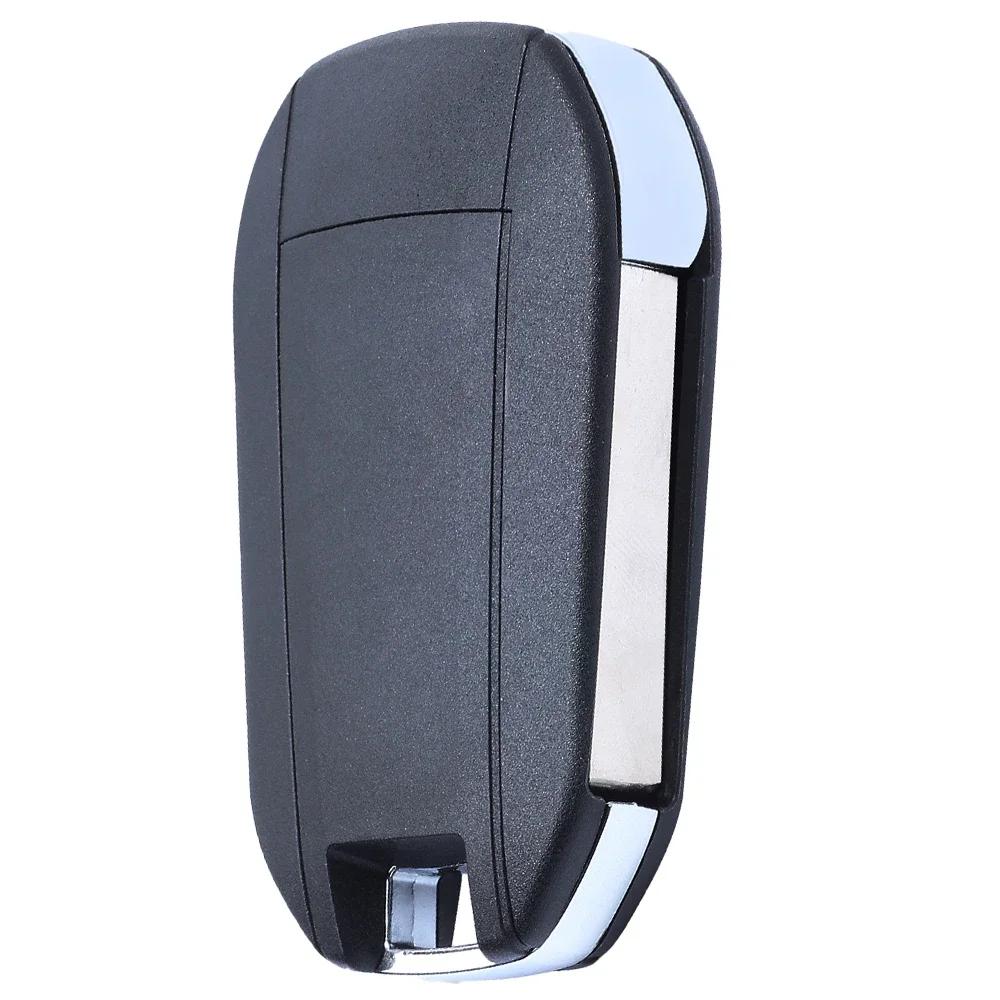 SUPERKEY 4A puce rabattable clé de voiture pliante à distance 433 MHZ HU83 VA2 lame pour Peugeot 308