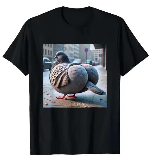 Gyatt Gen Z Meme Pigeon T-Shirt drôle Brainrot Pigeon femmes vêtements graphique Kawaii esthétique H