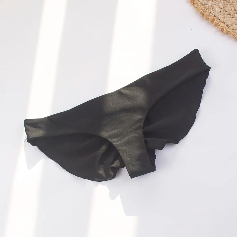 Maillot de bain une pièce pour femme, 3 couleurs, tailles S-XL, style brésilien, tanga, bas de bikin