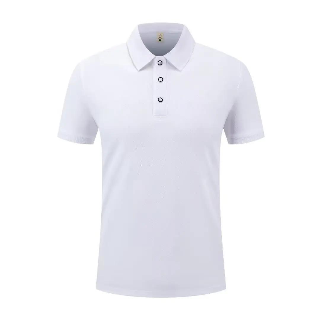 Été sport décontracté séchage rapide revers à manches courtes POLO 23 couleur unie chemise cyclisme 
