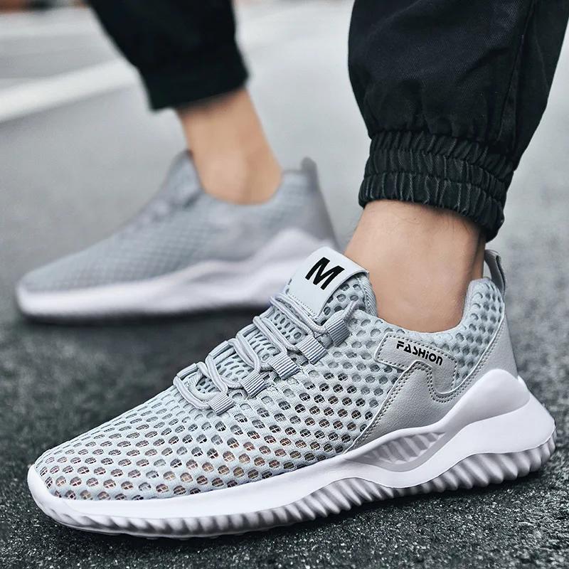Chaussures décontractées d'été 2026 pour hommes : Mocassins respirants en maille, confortables, pour