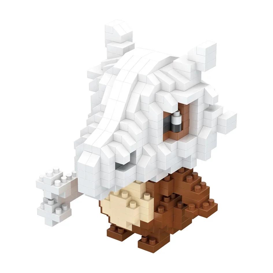 Blocs de construction Pokemon, petit bloc de dessin animé, Pikachu Charizard Eevee Mewtwo, à assembl
