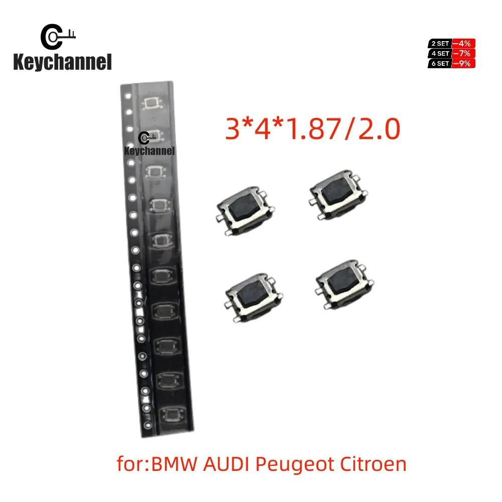 Interrupteur à clé de voiture à distance, interrupteur tactile pour BMW AUDI Peugeot 207 307 308 cit