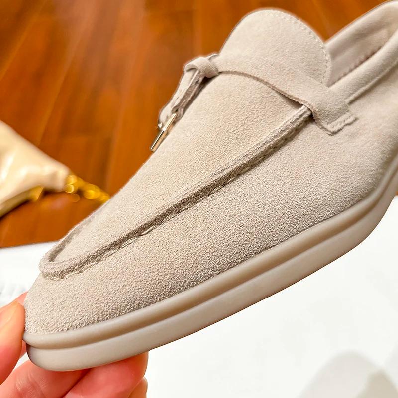 Nouveaux Mocassins en Daim Classiques de Marque LP de Haute Qualité 2026 – Chaussures Décontractées 