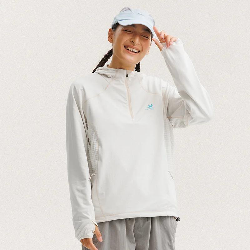 Sweat à capuche de sport en tissu hautement élastique pour hommes et femmes, léger, à séchage rapide