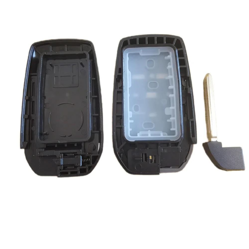 Boîtier de clé plip modifié à 2/3/4 boutons pour Toyota Land Cruiser 2008-2023, Prado 150, LC200, LC