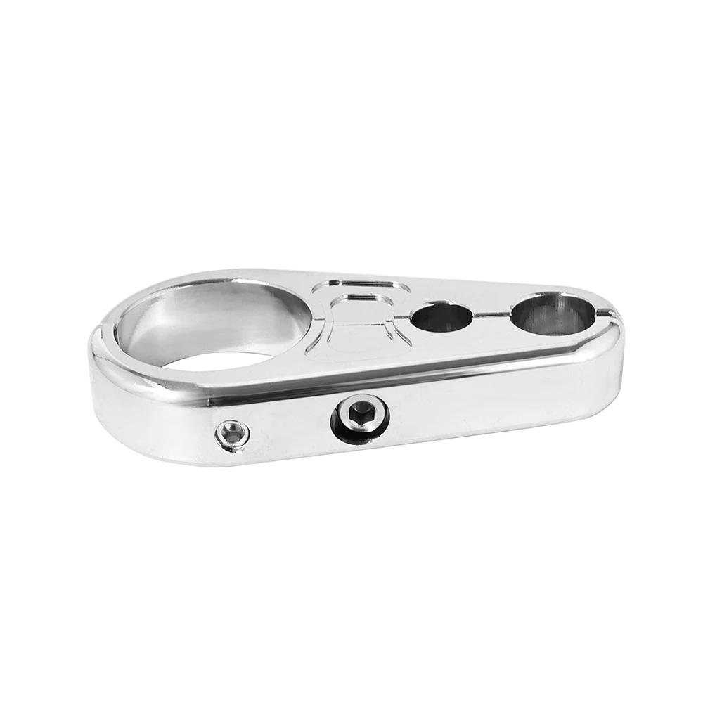 Pour Harley Dyna Sportster XL café Racer 1 "25mm cadre de moto guidon câble d'embrayage pince de lig