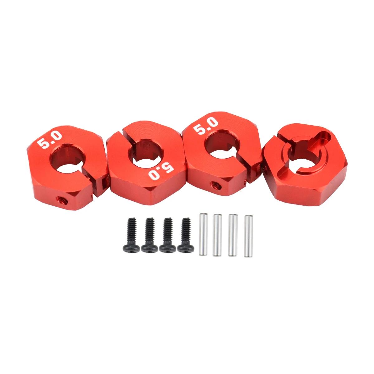 Adaptateur en aluminium 5/6/7/8/9/10/11/12mm, moyeu d'entraînement hexagonal de 12mm avec vis à broc