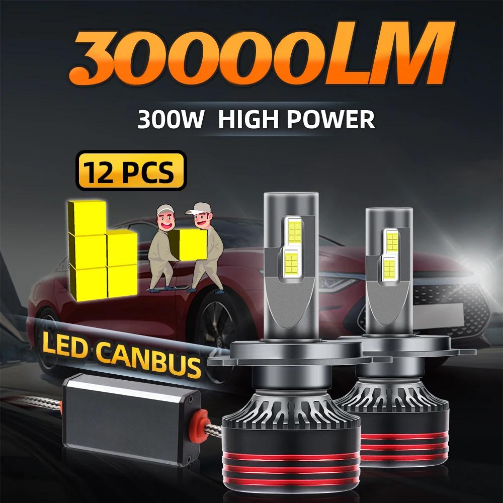 Kit de conversion de lumière de sauna à LED, H1, H7, H11, 9005, 9006, 9007, H13, H4, faisceau Hi/Lo,