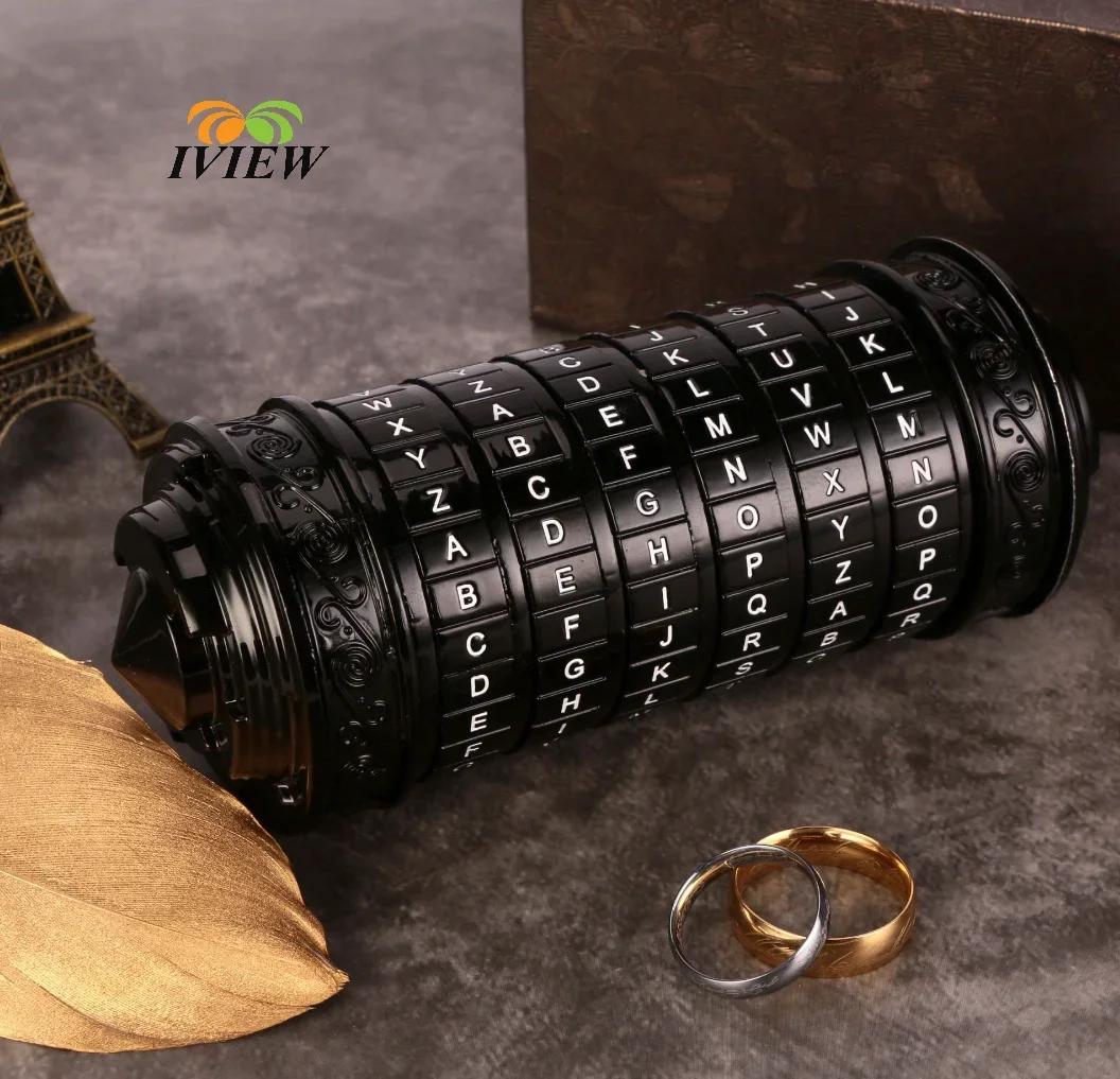 Code jouets métal Cryptex serrures Da Vinci jouets éducatifs cadeau de saint valentin cadeaux de mar