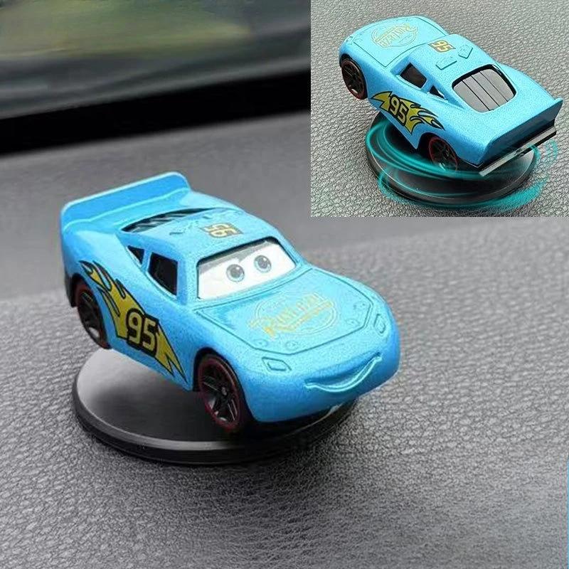 Voitures de dessin animé Cars 3 Lightning McQueen Décoration rotative pour tableau de bord de voitur