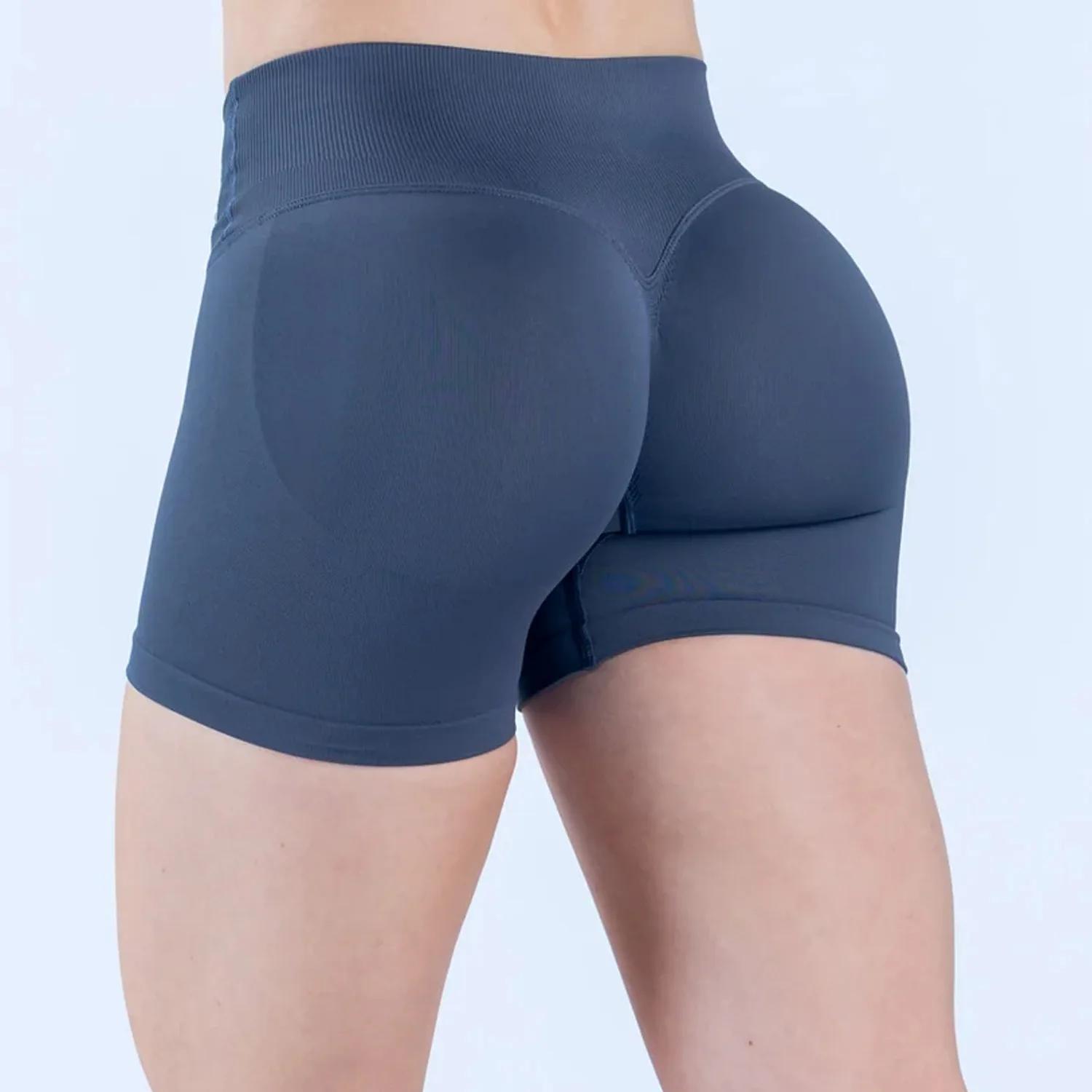 Short de sport WAREBALL pour femme, sans couture, avec taille croisée, pour fitness, entraînement, c