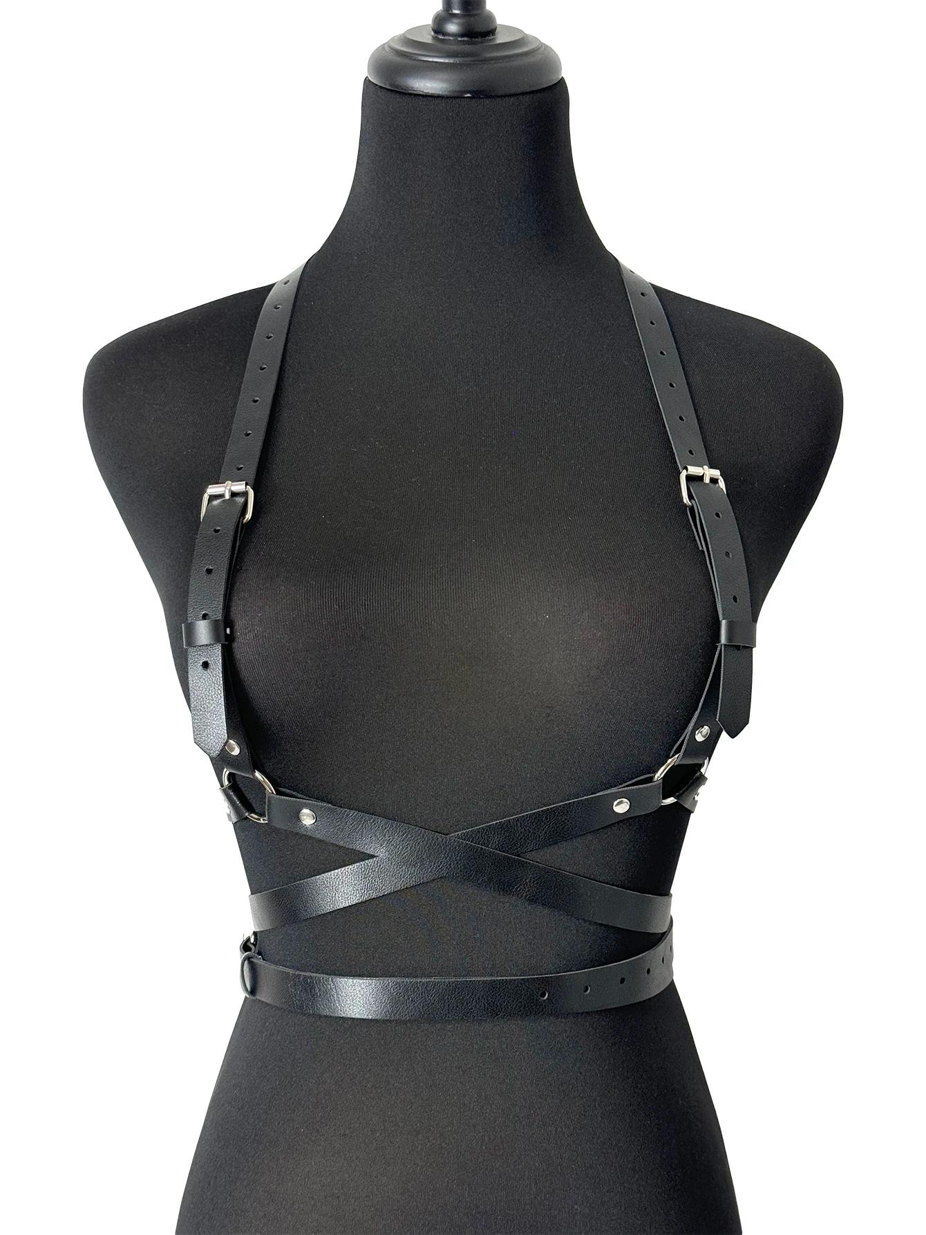 Ceinture Punk pour femmes, Style de rue, bretelles pour femmes, harnais de corps, Corset, accessoire