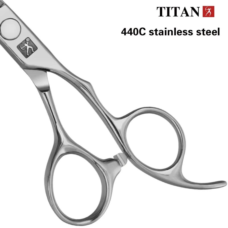 TITAN professionnel fil Laser ciseaux à cheveux coupe de cheveux ciseaux coupe barbier ciseaux de co