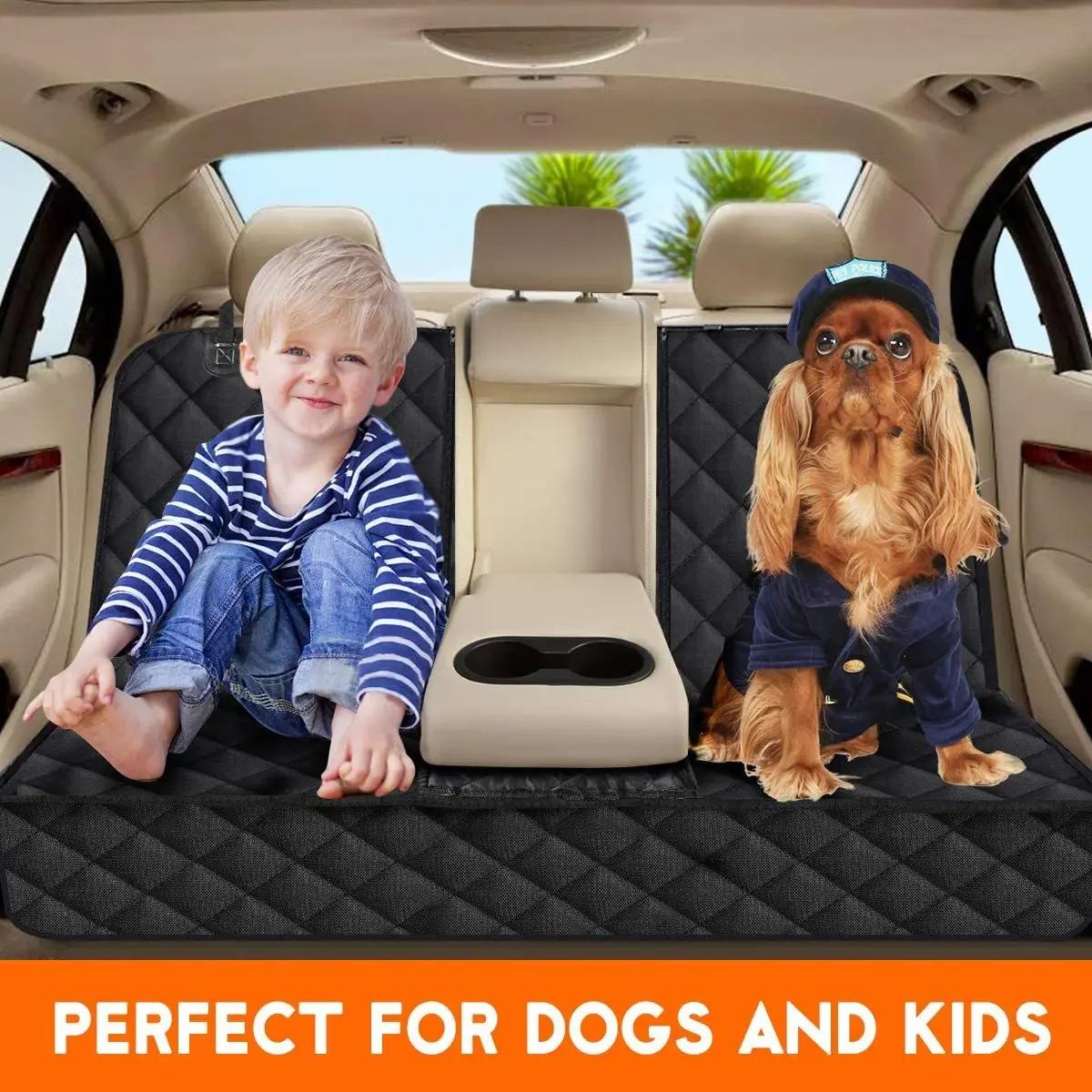 Housse de protection pour siège arrière de voiture pour chien, imperméable, résistante à la saleté, 