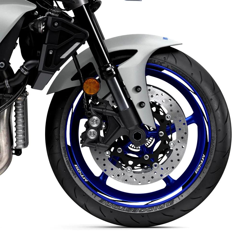 Autocollant réfléchissant pour roue de moto MT-09 MT09 MT 09, bande à rayures pour jante de course, 