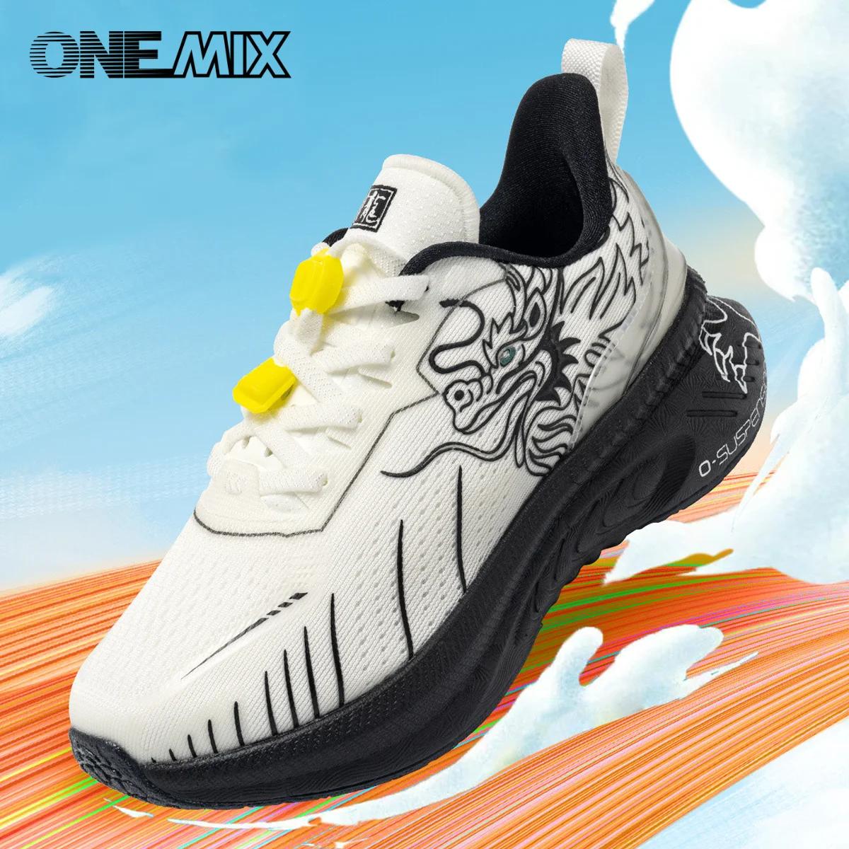 ONEMIX-chaussures de sport assorties pour enfants, baskets de course plates pour garçons et filles, 