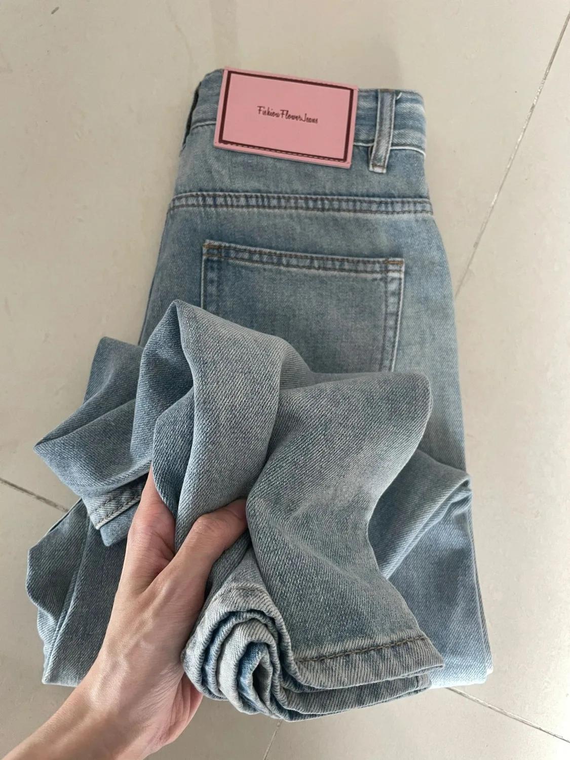 Jean Baggy à jambes larges pour femmes, Vintage Y2K Punk, taille basse, pantalon en Denim ample, Str