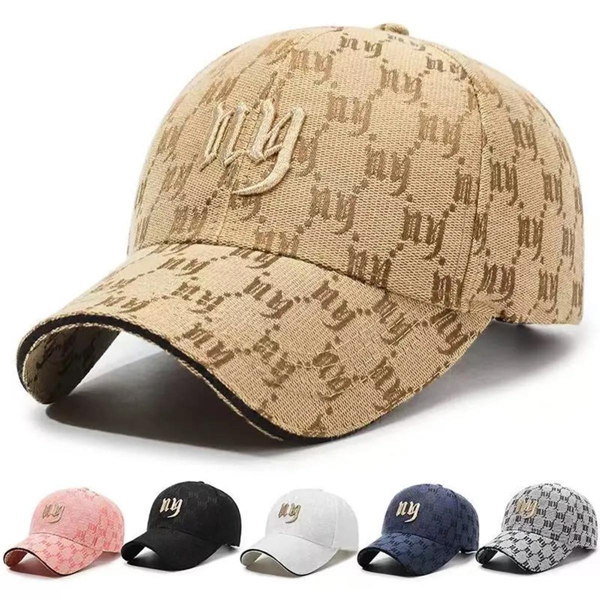Casquettes de Baseball unisexes NY Lettter brodées, chapeaux décontractés réglables pour l'extérieur