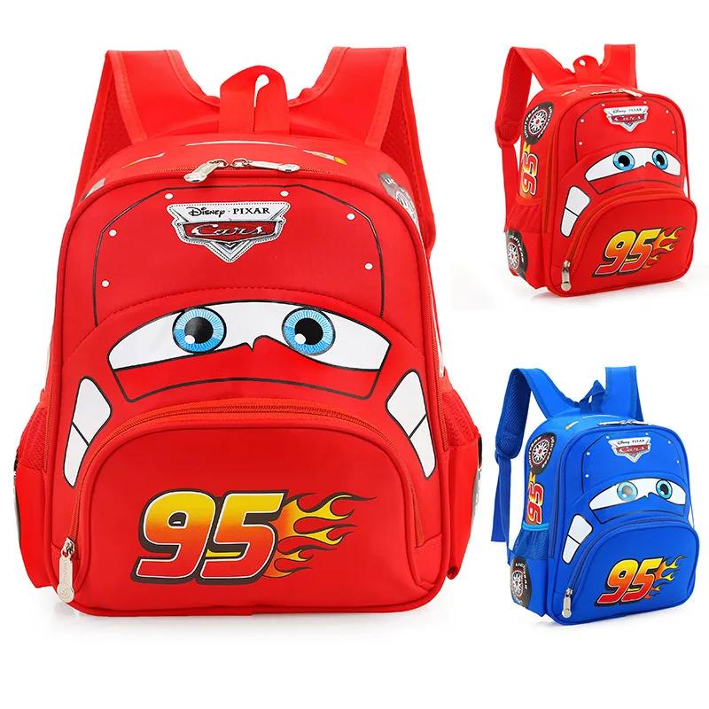 Sac à dos sécurité enfants Disney voiture - Pour garçons maternelle 3-6 ans - Cartable primaire ludique