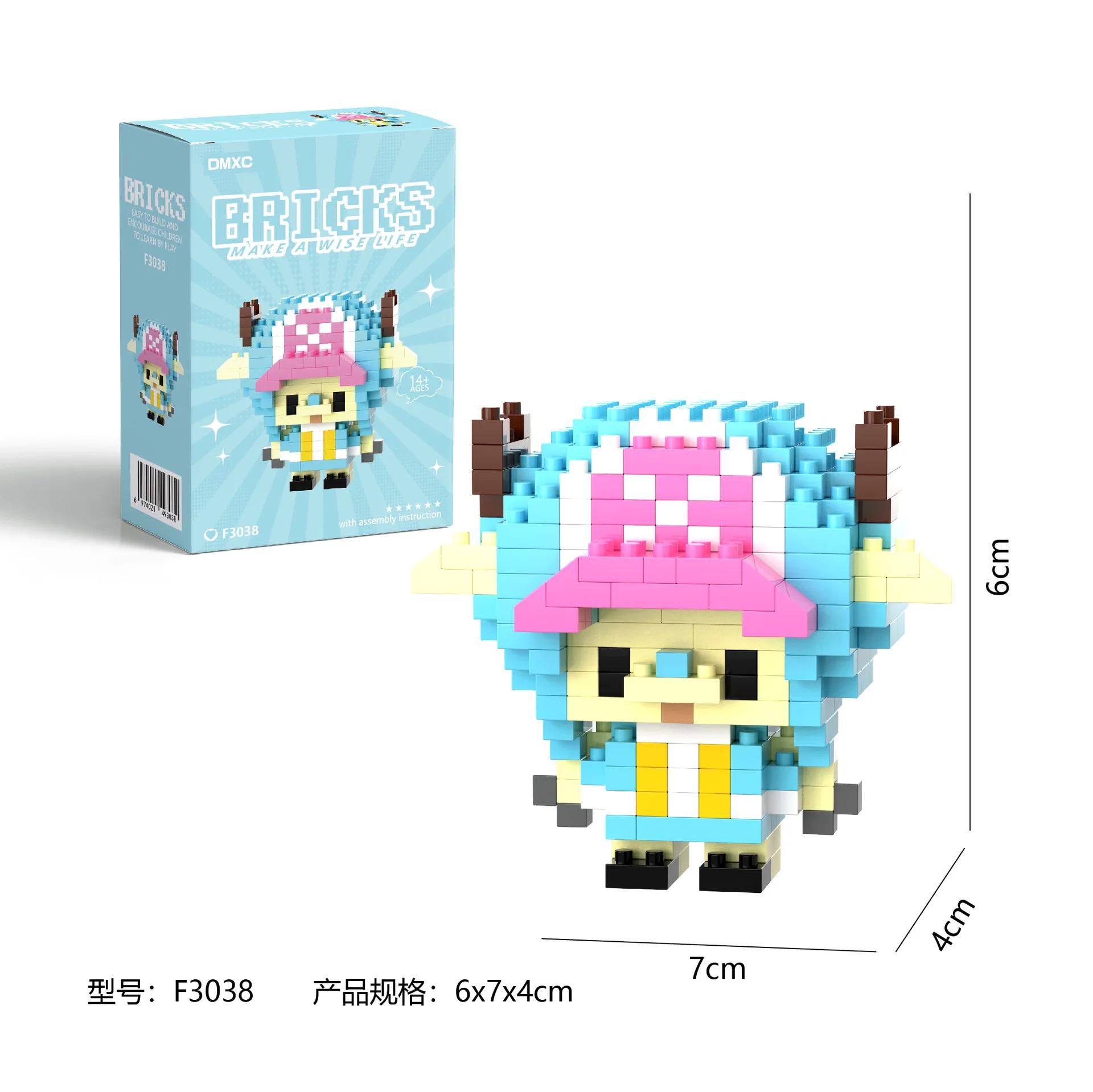 One Piaca blocs de construction Luffy Zoro blocs de construction figurines d'action Anime Nami Usopp