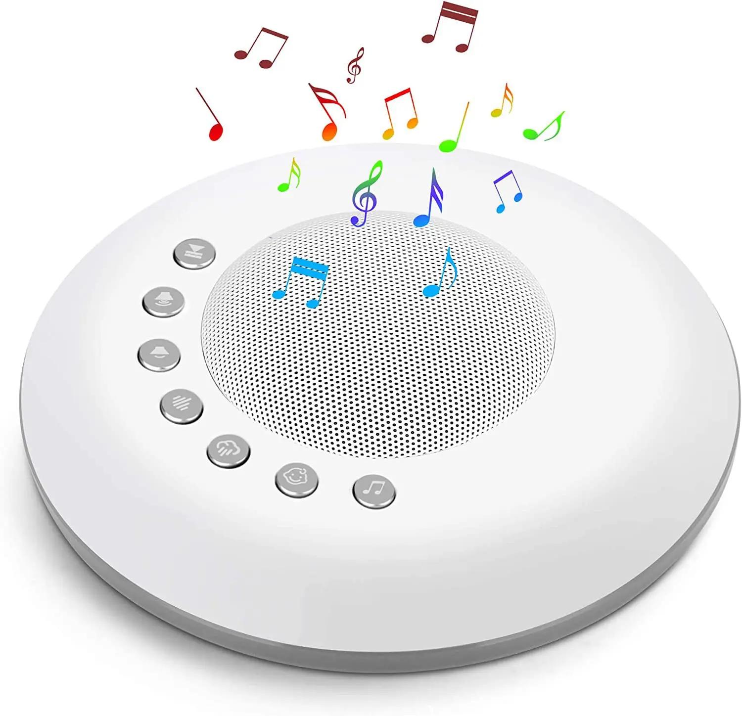 Machine à bruit blanc portable pour bébé - 28 sons apaisants, rechargeable USB, aide au sommeil