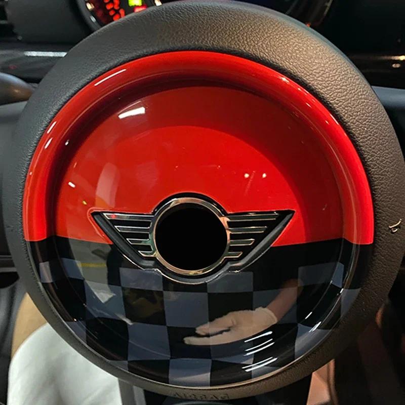 Couverture autocollante décorative pour Center de volant de voiture, pour MINI ONE Cooper S JCW F54 