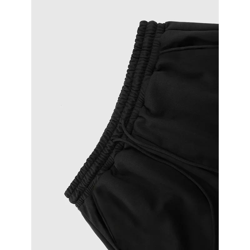 Jogging décontractés pour hommes |   Imprimé croisé à pointes |   Cordon de serrage à revers |   S-3