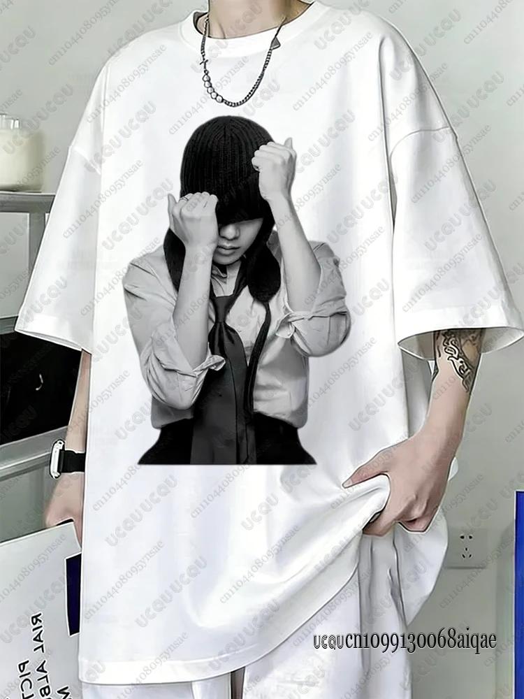 T-shirt Kpop Boy Band pour Hommes et Femmes, T-shirt d'été en Coton 2026, Polera à Manches Courtes, 