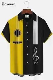 Chemise décontractée à manches courtes pour hommes, graphique de la vie marine, chemises à revers bo