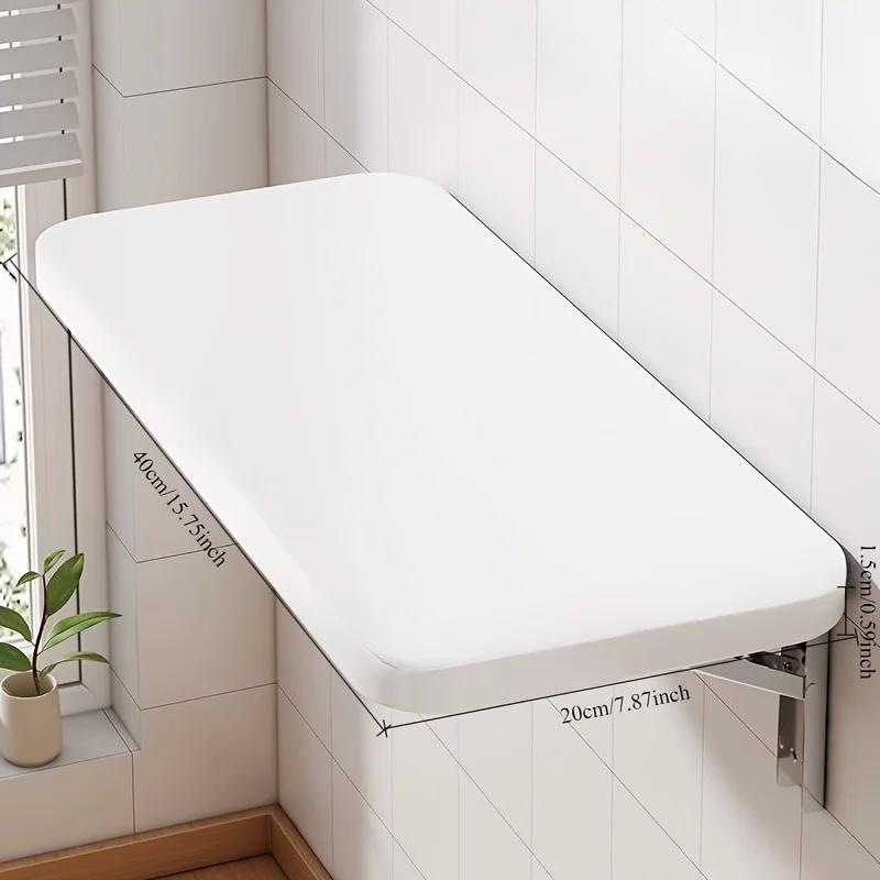 Support mural pliable sans déflecteur de poinçonnage, table à manger murale multifonctionnelle pour 